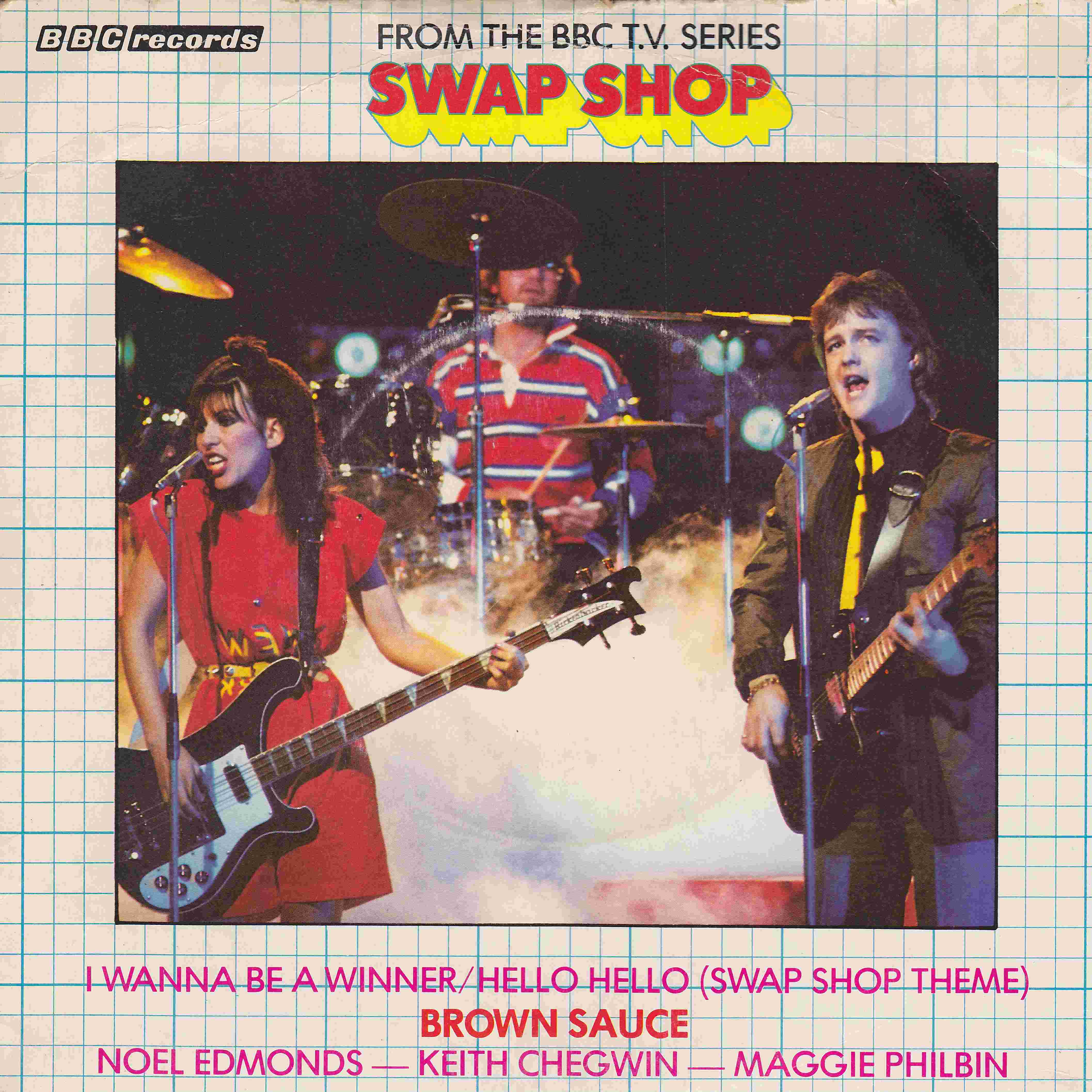 Picture of RESL 101 I wanna be a winner (Swap shop) by artist B. A. Robertson from the BBC records and Tapes library